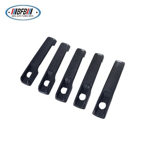 Garniture de poignée de porte latérale en fibre de carbone sèche pour Mercedes-Benz Classe G W463 G500 <span class=keywords><strong>G55</strong></span> G63 G65 AMG - Product Image 2