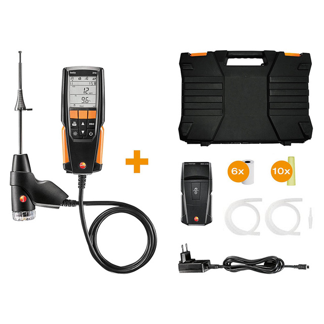testo 310 II New type Flue gas analyzer with printer 0563 3105