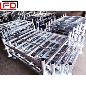 Paleta de poste de metal resistente de acero <span class=keywords><strong>Stillage</strong></span> Paleta de poste apilable - Product Image 5