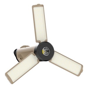 Lámpara de Camping Recargable por USB, Portátil, LED Brillante para Exteriores, con Gancho para Colgar, Linterna Plegable de 3 Aspas - Product Image 6