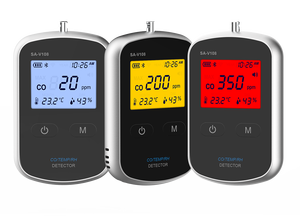 Rilevatore portatile di monossido di carbonio alimentato a batteria Wireless CO rivelatore con temperatura di umidità CO rilevatore di allarme forte - Product Image 2