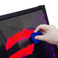 Tableau lumineux néon, tableau d'écriture sensoriel à LED, tableau de dessin fluorescent