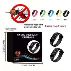 Reloj Electrónico Repelente de Mosquitos Multifuncional Portátil Hikeon con Correa de Goma y Hebilla para Uso en Exteriores, Camping y <span class=keywords><strong>Senderismo</strong></span> - Product Image 2