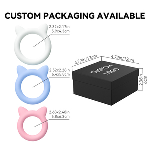 3個入りシリコン製コックリングセット、伸縮性のあるペニスリング（カップル向け）、男性のスタミナと感度を向上させます - Product Image 4