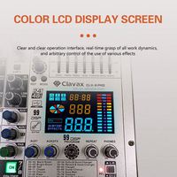 Console de mixage DJ professionnelle TNH CLX8 Pro / Table de mixage audio avec double effet et écran LED, prix usine