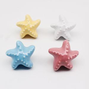 Fresco y natural de estrella de mar en forma de niños de <span class=keywords><strong>la</strong></span> manija de los muebles de los niños dulce caramelo color mando/ - Product Image 1