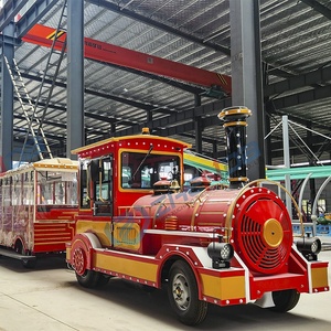 Durable Trackless Amusement <b>Train</b> | Group Sightseeing Vehicle for Holiday Parks - Product Image 4