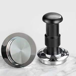 Shavcooo - Prensador de Café de Doble Resorte de 58 mm, Ajustable, de Acero Inoxidable, Base Plana, Presión Constante - Product Image 2