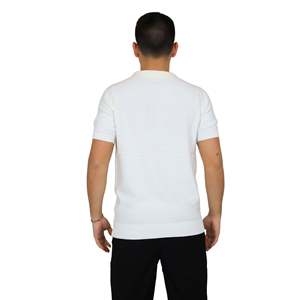 Richmond X Men's <b>Polo</b> UM24214PO <b>White</b> Short Sleeve Cotton <b>Polo</b> Shirt Casual Wear - Product Image 3