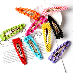 Nuovo stile spiaggia accessori per capelli colorati colore perla fermaglio per le donne - Product Image 2