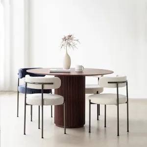 İskandinav tarzı oturma odası mobilya Modern salon tek sandalye yemek sandalyesi otel