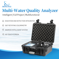 Analyseur de qualité de l'eau portable multiparamètres, spectrophotomètre pour la mesure du DCO, de l'ammoniac, du pH, de l'OD et des métaux lourds