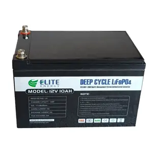 Abs Zonnebatterijen 12V 6ah 10ah 12ah 15ah Lifepo4-batterij Ingebouwde Slimme Bms Lithium-Ionbatterijen - Product Image 1