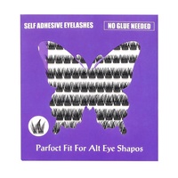 Cils en grappe naturels sans colle 10-16mm, en PBT coréen de qualité supérieure, à poser, extensions de cils DIY
