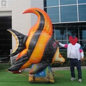 <span class=keywords><strong>ปลา</strong></span>ทะเลเขตร้อนเป่าลมขนาดใหญ่แบบกำหนดเองได้ พร้อมไฟ LED ยาว 3 เมตร สำหรับตกแต่งร้านค้า/ตู้ปลา - Product Image 1