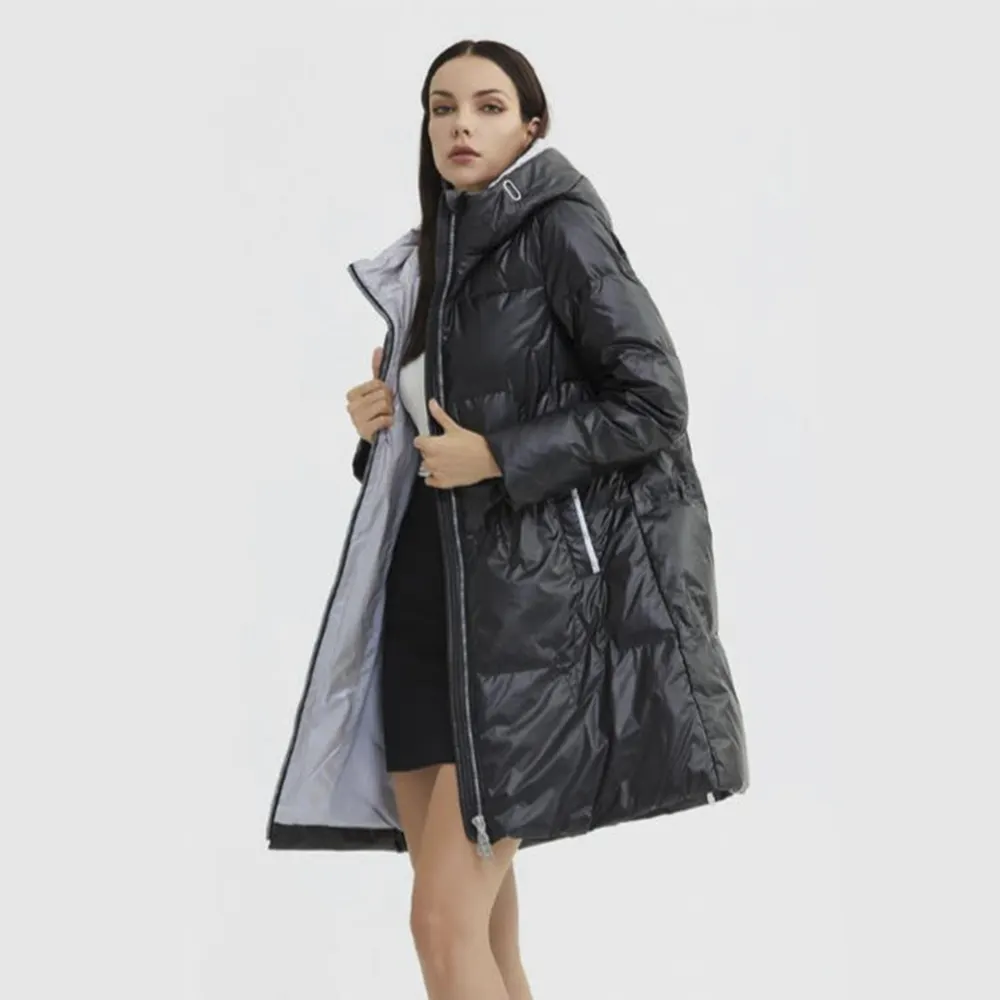 Fashion Windproof Waterproof Ladies Bubble Puff Hooded Coat Winter Jacket Waterproof Custom Puffer Jacket For Women
