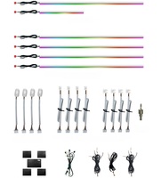 Vente en gros d'usine, éclairage LED intérieur de voiture, 64 couleurs, lumière ambiante pour Mercedes Benz Classe B W247 GLA W157