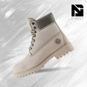Botas de Tobillo Premium de 6 Pulgadas, Botas de Cuero con Cordones, Punta Redonda, Suela de Goma Antideslizante, Botas Estilo Martin - Product Image 1