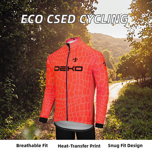 Maillot de cyclisme CSED pour femme, éco-responsable, respirant, en Spandex/Polyester 220g, à manches longues, coupe ajustée, personnalisable OEM par transfert thermique - Product Image 2