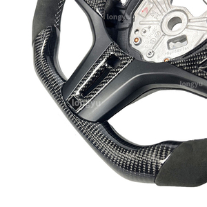 Volante de fibra de carbono para <span class=keywords><strong>BMW</strong></span> E90 E91 E92 E93 E46 Bmwe90 E90bmw Bmwe46 E92bmw Bmwe92 316 318 320 328 <span class=keywords><strong>330</strong></span> 335 340 Ci Ti I d - Product Image 4