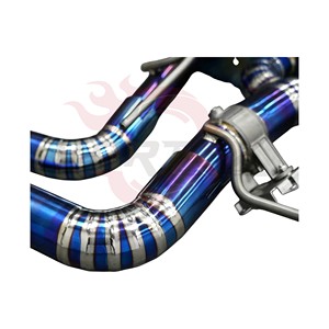 ท่อไอเสียไทเทเนียม Vortex สำหรับ Lexus LC500 LC500h 5.0L 2017-2025 valvetronic catback สีฟ้าไหม้ - Product Image 3