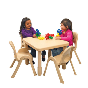 Juego de sillas de mesa de madera Montessori para la escuela para guardería preescolar aula guardería y centros de educación de Aprendizaje Temprano - Product Image 2