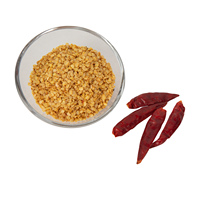 Semillas secas de Paprika dulce, semillas secas de Paprika trituradas para aperitivos, ingredientes de comida