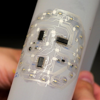 Placa PCB Flexible Personalizada de PET Ligera para Dispositivos Portátiles/Sensor de Hogar Inteligente/Auriculares, Placa de Circuito con Acabado ENIG de Bajo Costo