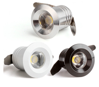 1w 2w 0.5w mini spot LED pour armoire, trou découpé 20-25mm, spot encastré au plafond, 12v 24v 220v, petite taille