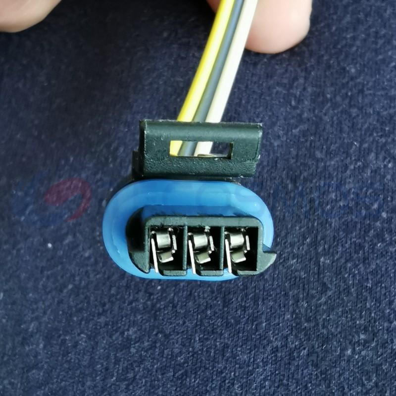 Car Connector For Delphi For Buick Wind curved water temperature sensor plug with 3 pins CT3-0123M