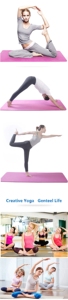 NBR Eco-Friendly Thick <b>Yoga</b> <b>Cushion</b> with Custom Logo 1830*610*8mm Portable Folding Universal Use - Product Image 5