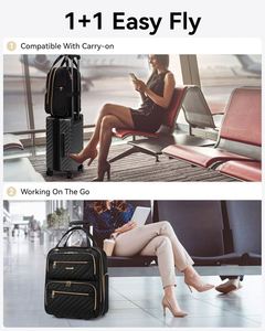 BSCI Multipurpose <b>Wheeled</b> <b>Laptop</b> Backpack Rolling <b>Bag</b> for Men's Custom Travel Business Trolley Computer <b>Bags</b> - Product Image 6