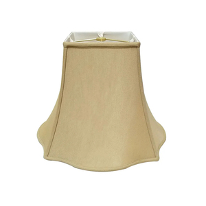 Cổ điển phong cách VảI Kaki Màu Be vuông chuông lụa Chụp đèn Spider Fitter Shade dễ dàng để phù hợp cho đèn bàn Đèn sàn - Product Image 2