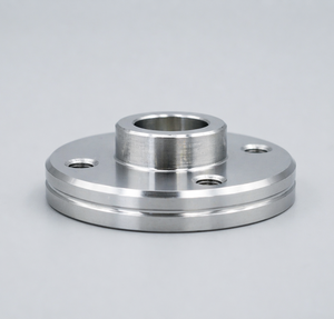 แผ่นหน้าแปลนวงกลมเหล็ก S20C-S25C ที่ผลิตด้วยเครื่อง CNC ความแม่นยำสูงตามสั่ง, หน้าแปลนสำหรับยึดเพลา - Product Image 1