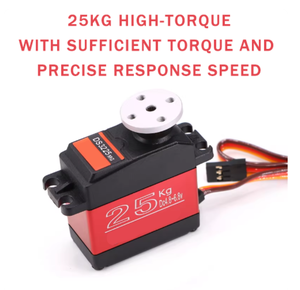Servo Digital Metálico de Alto Torque <span class=keywords><strong>DSSERVO</strong></span> 25KG para Autos de Escalada RC 1/8 y 1/10, Dirección para Drones, Servo Daisheng - Product Image 4