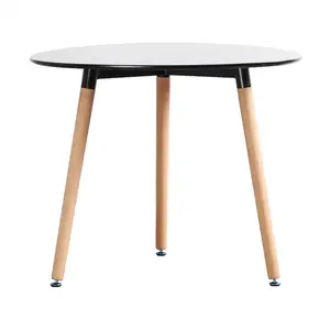 Ensemble de table basse en bois de hêtre, vente en gros, 3 racines, meuble de salle à manger, nouveau design moderne, offre spéciale,