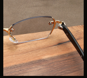 8230, 1 шт., металлические квадратные очки для чтения - Product Image 3