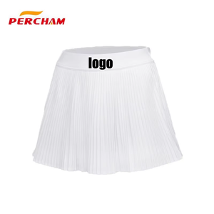 Rok Mini Lipit Atletik Wanita dengan Kantong Bola Anti-Pameran, Rok Pendek untuk Lari dan Fitness - Product Image 1