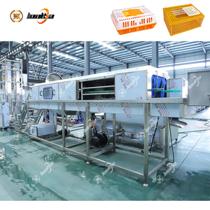<span class=keywords><strong>Machine</strong></span> de lavage et de séchage de caisses en plastique pour usine alimentaire, disposition et capacité personnalisées - Product Image 3