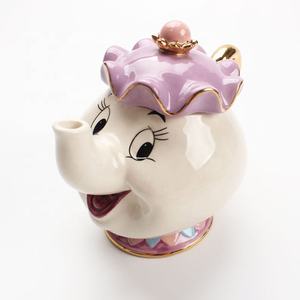 Beauty and the Beast Multicolor ceramic Chip Mug with Gold Foil Printing 8 oz - Product Image 5