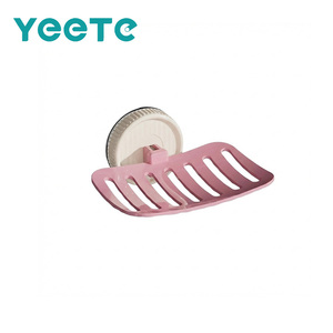 Support <span class=keywords><strong>mural</strong></span> de salle de bain YEETE en forme de baleine mignonne, en plastique, auto-drainant, pour <span class=keywords><strong>savon</strong></span> et éponge, pour douche et évier - Product Image 1