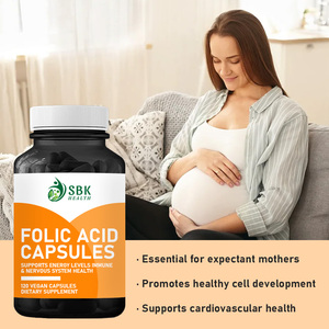 Capsules d'acide folique directement de l'usine, avec acide folique, favorisent la normalité du corps, soutiennent la santé, favorisent la santé cardiovasculaire - Product Image 4