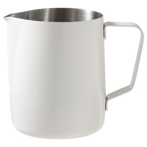 Pichet à café Kafei Shi pour latte art, 350 ml, 200 ml, en acier inoxydable, mousseur à lait avec graduations, pour barista - Product Image 2