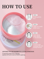 OEM/ODM 60 masques pour les yeux bicolores à la perle et à l'acide hyaluronique, patchs hydratants profonds pour le contour des yeux, réduction des cernes et des poches
