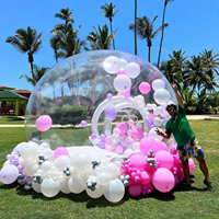 Tente bulle gonflable transparente en PVC pour enfants et adultes, idéale pour les mariages en plein air, les fêtes et les événements commerciaux