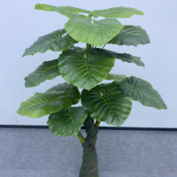 Plantes et arbres artificielles en soie, 150cm, décoration de jardin, intérieur, maison, arbres, bonsaï, feuilles d'éléphant