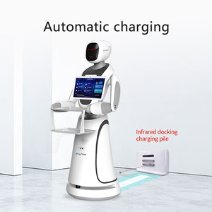 Amy Delivery Robot Restaurant Service Waiter LDS + VSLAM Navigation 10kg Charge Utile 12h Runtime IP65 Rated App-Controlled Auto-Charge - Product Image 4