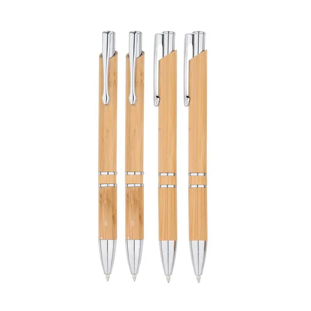 Stylo à bille en bambou, 1 pièce, meilleure vente, écriture de stylos à bille, nouvelle collection