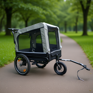 Carrito Plegable para Mascotas D0100XURVTP, Transportador de Perros con Marco de Aleación de Aluminio, Material Oxford, Uso en Exteriores para Mascotas - Product Image 2