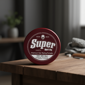 Cera Súper Fijadora 50g Pomada Premium para Peinar el Cabello para Hombres con Fórmula K Beauty - Product Image 3